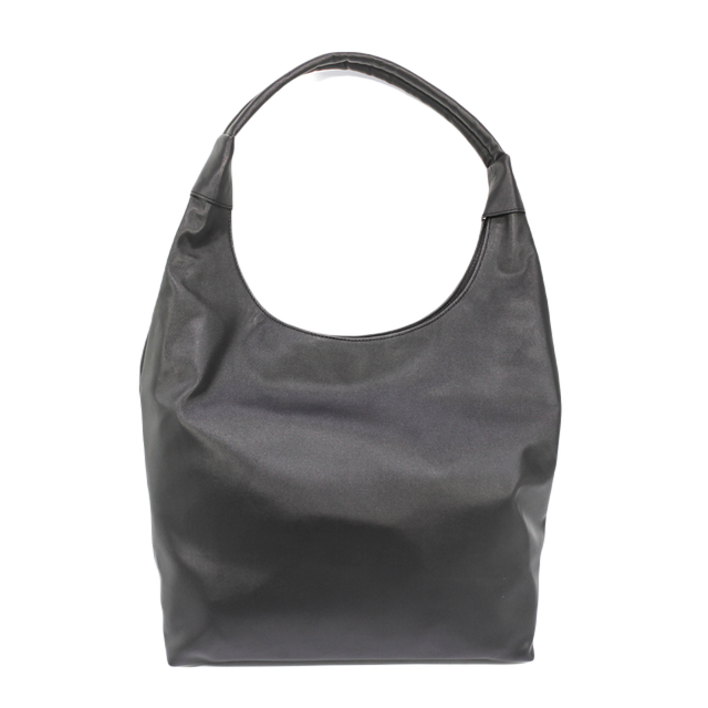 Canvas Slouchy Shoulder Bag - Black