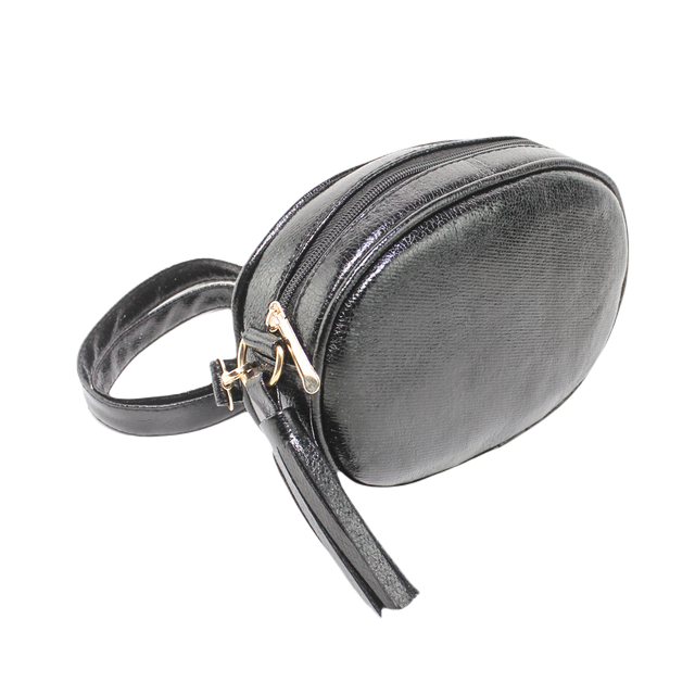 Faux Leather Elegant Handbags - Black