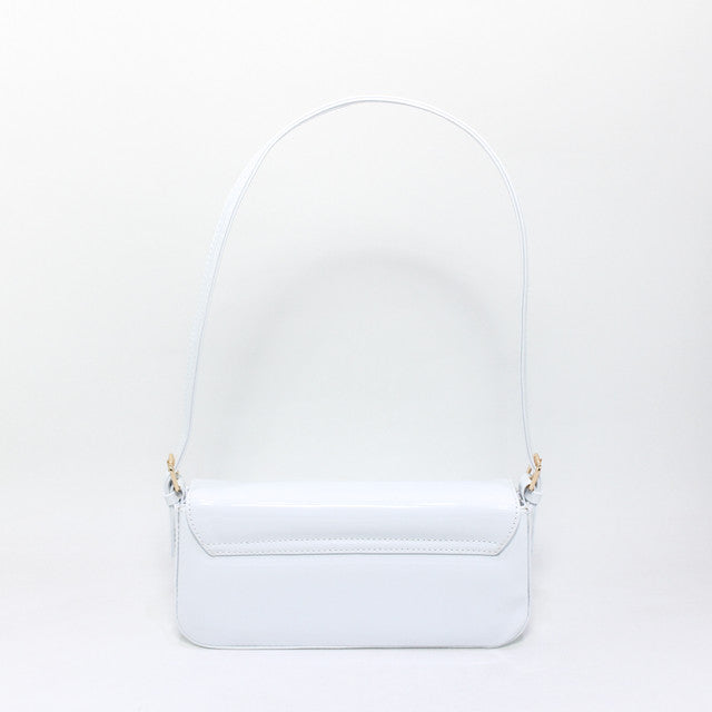 Faux Leather Elegant Handbags - White