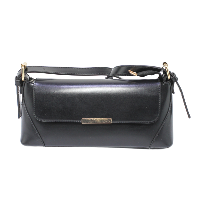 Minimalist Shoulder Bag - Black