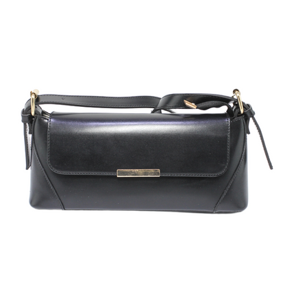 Minimalist Shoulder Bag - Black