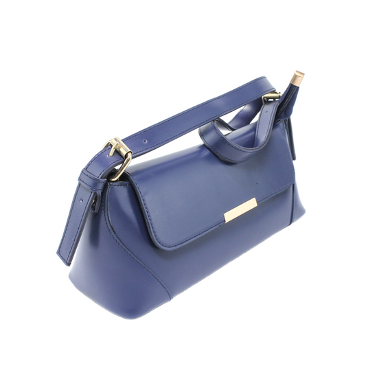 Minimalist Shoulder Bag - Blue