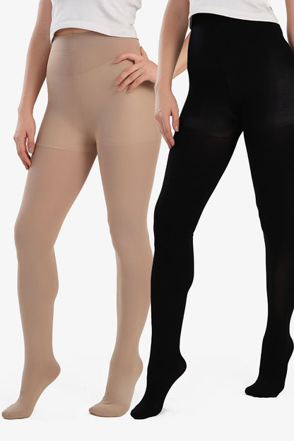 Pack of 2 Opaque Pantyhoses