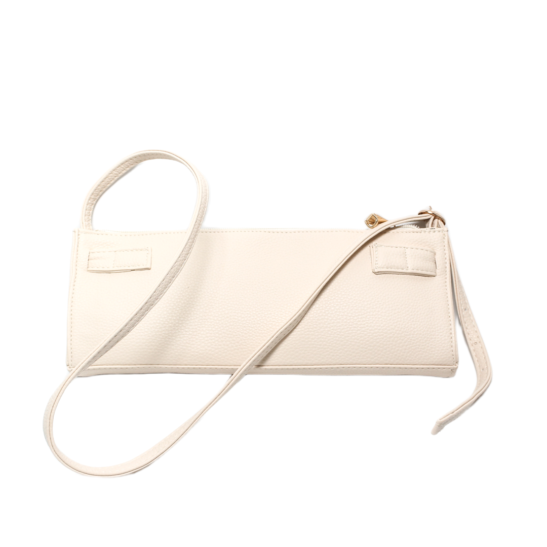 Minimalist Cross Bag - Beige