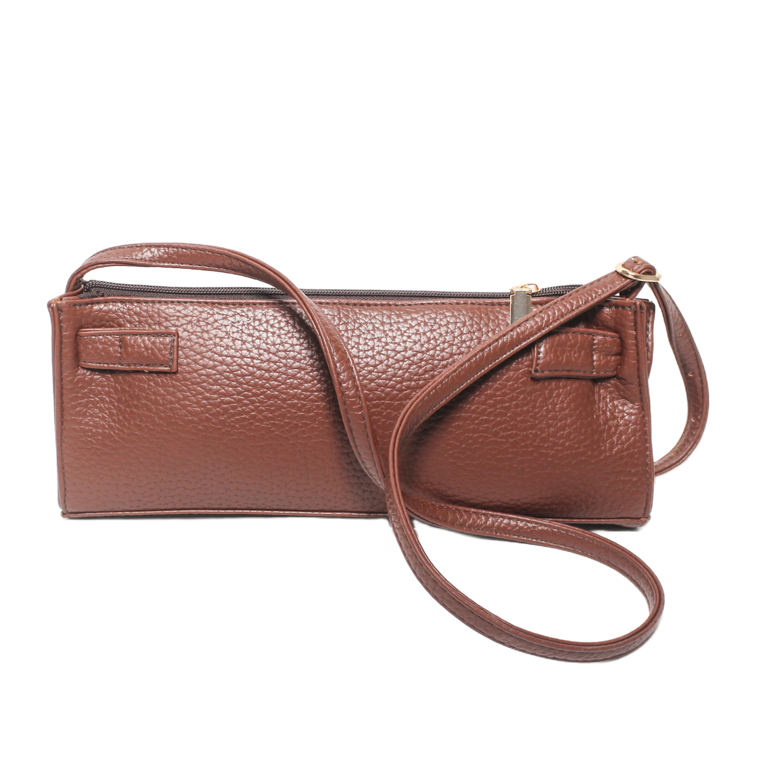 Minimalist Cross Bag - Brown