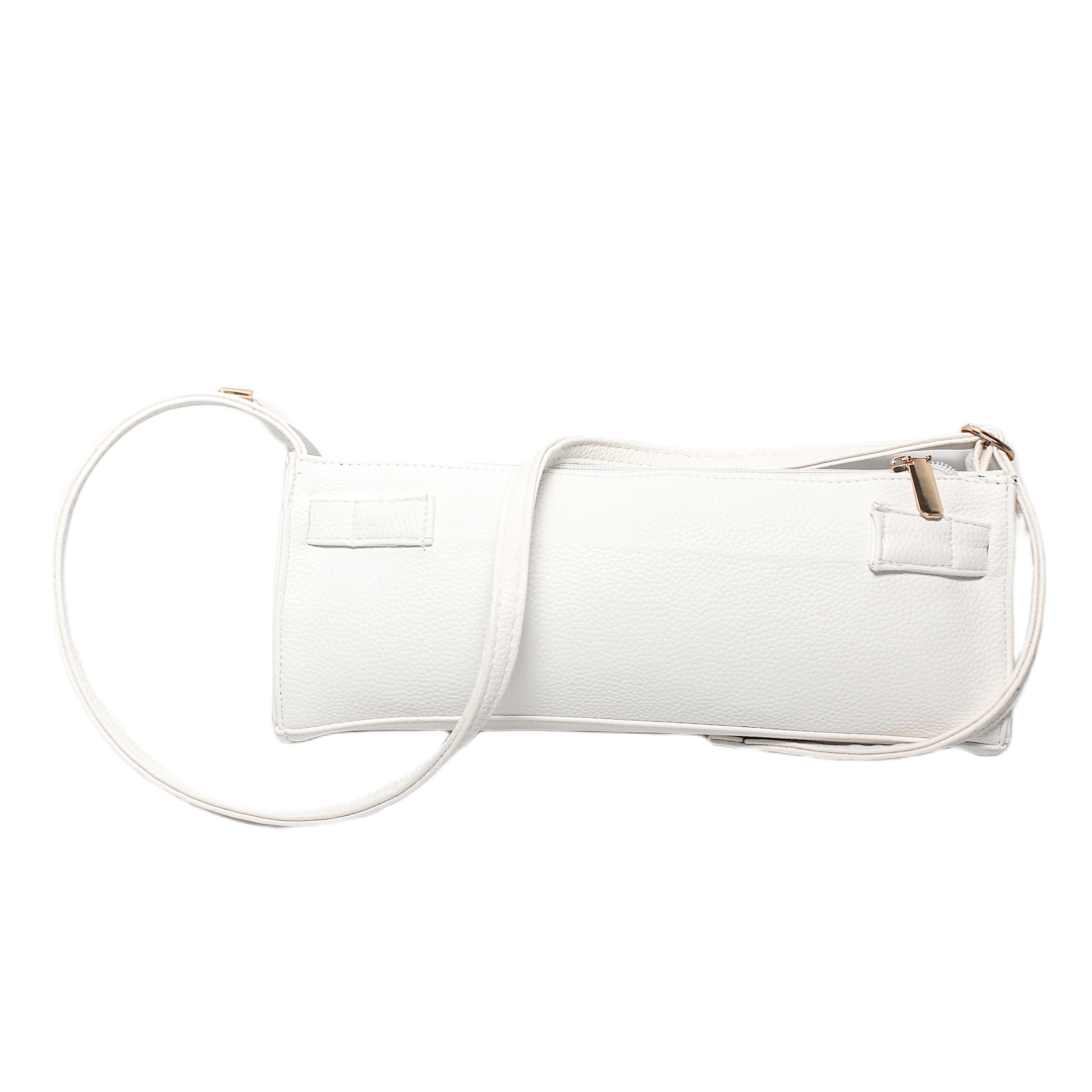 Minimalist Cross Bag - White