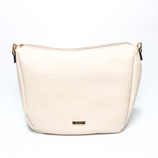 Classic Crossbody Bag - Beige