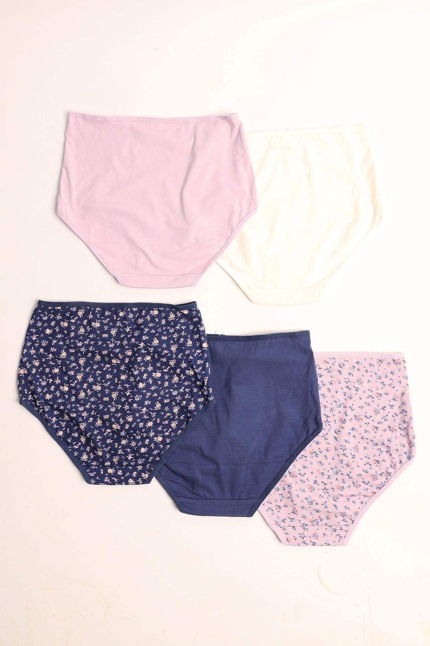 Pack of 5 Colored Full Brief Panties - Carina - ÙƒØ§Ø±ÙŠÙ†Ø§