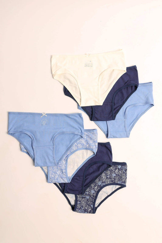 Pack of 7 Colored Brief Panties - Carina - ÙƒØ§Ø±ÙŠÙ†Ø§