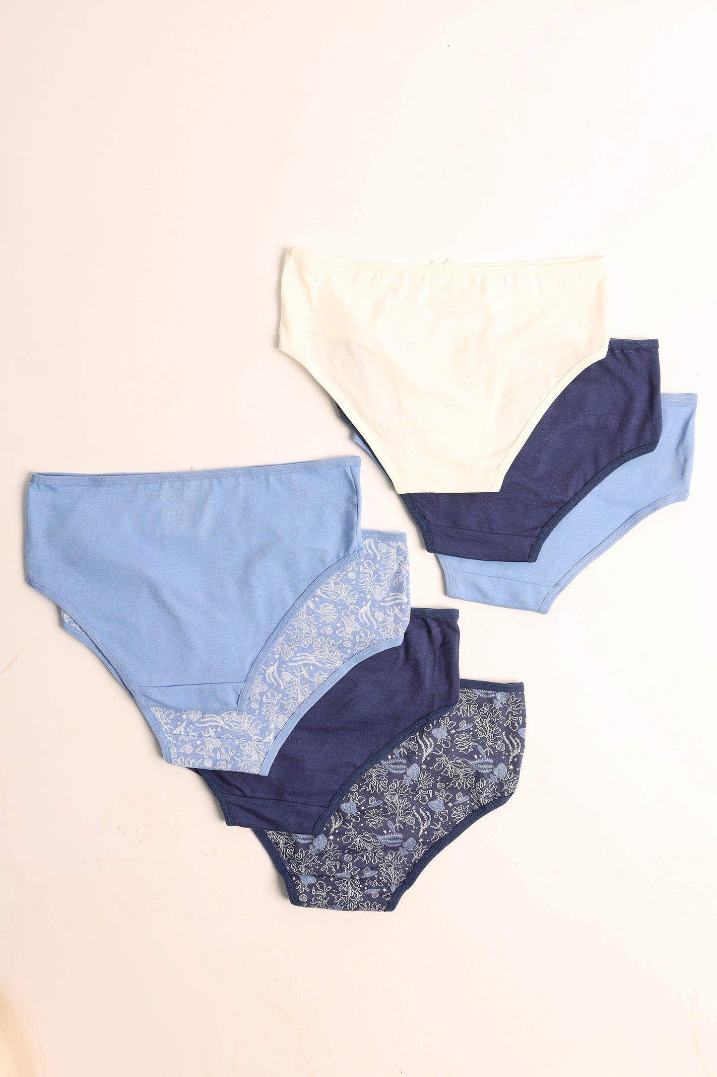 Pack of 7 Colored Brief Panties - Carina - ÙƒØ§Ø±ÙŠÙ†Ø§