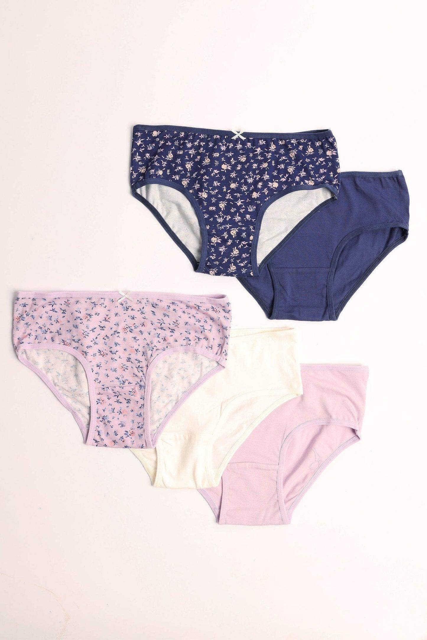 Pack of 5 Colored Brief Panties - Carina - ÙƒØ§Ø±ÙŠÙ†Ø§