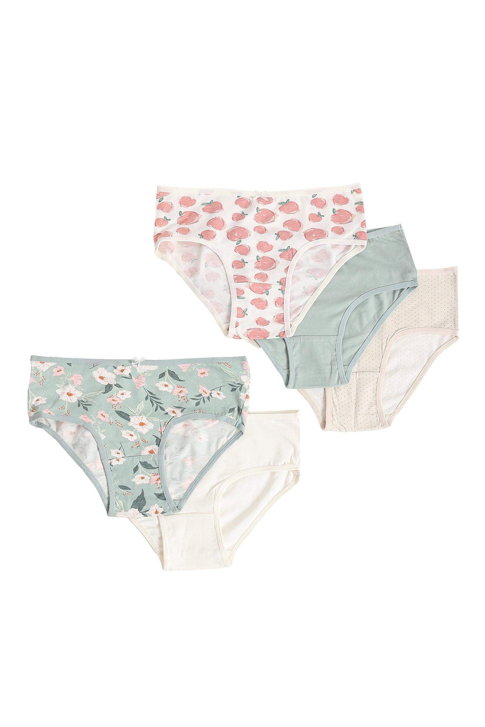 Pack of 5 Colored Brief Panties - Carina - ÙƒØ§Ø±ÙŠÙ†Ø§