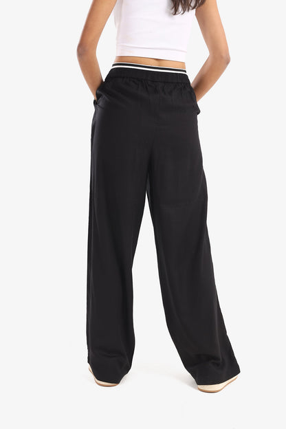 Color Block Wide Leg Pant