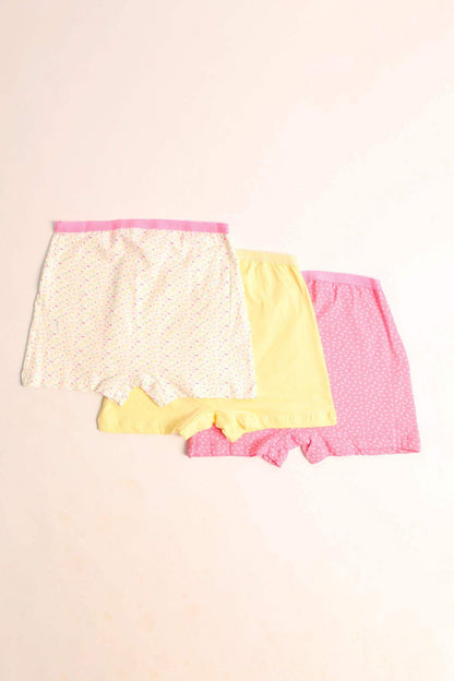 Pack of 3 Colored Short Panties - Carina - ÙƒØ§Ø±ÙŠÙ†Ø§