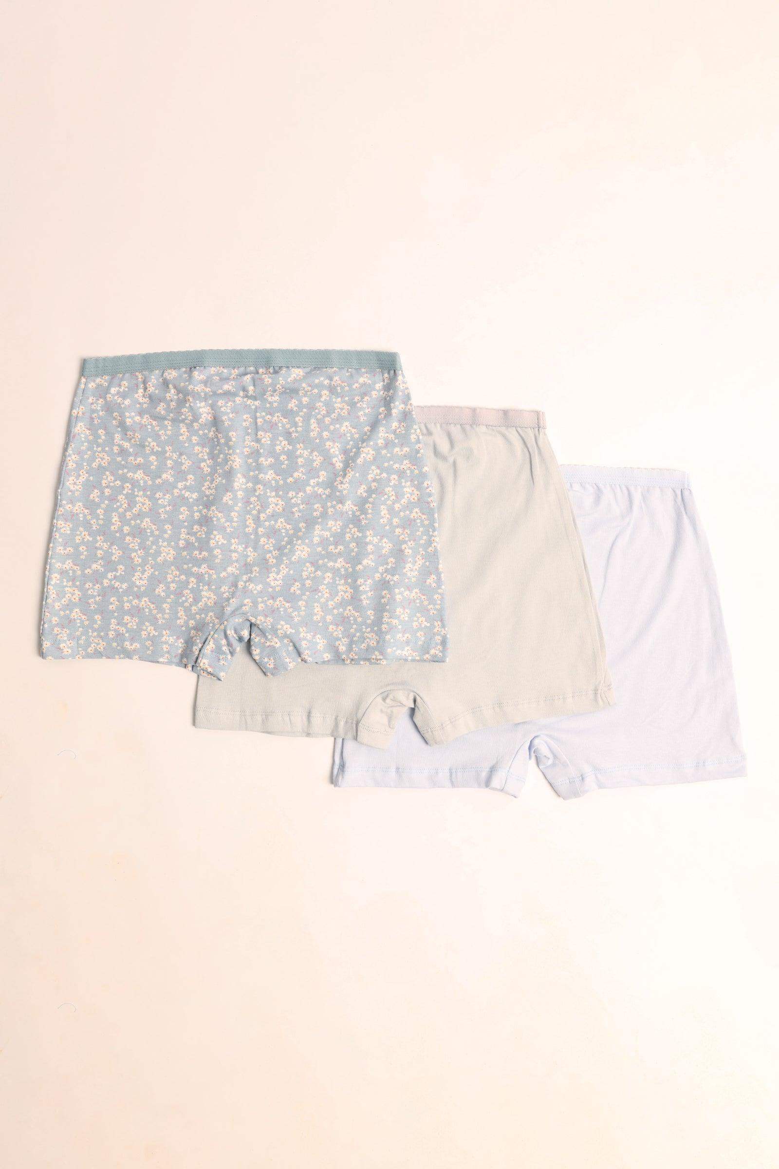 Pack of 3 Colored Short Panties - Carina - ÙƒØ§Ø±ÙŠÙ†Ø§