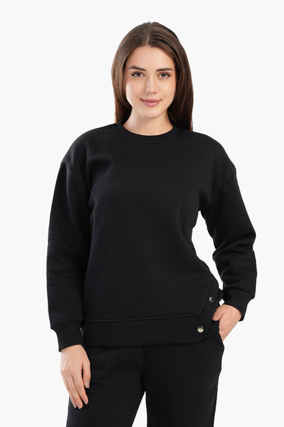 Round Neck Lounge Sweatshirt