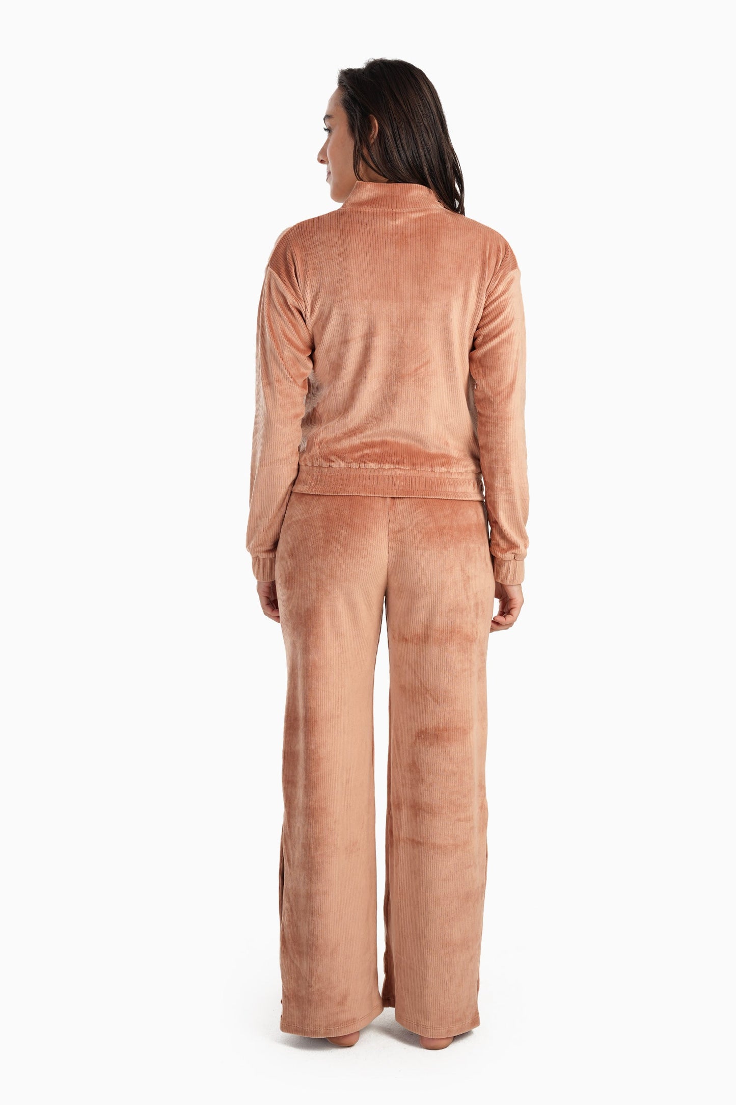 Ribbed Cropped Pyjama Set