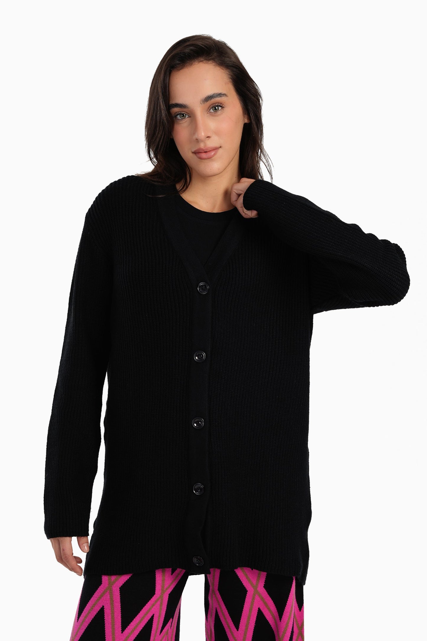 Trico Button Closure Cardigan