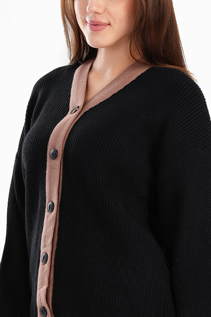 Black Trico Lounge Cardigan