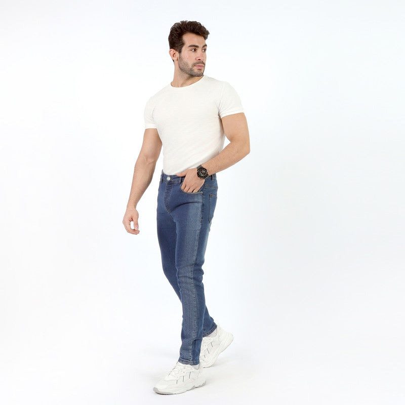 Blue Slim Fit Pants