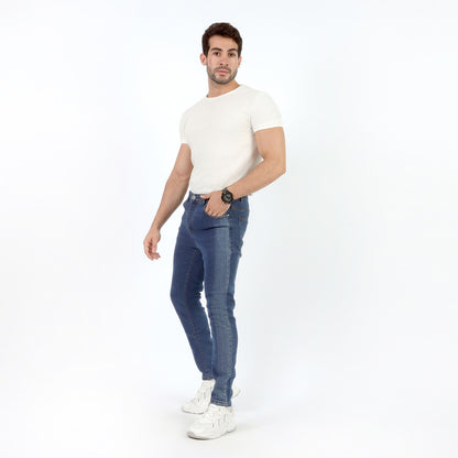 Blue Slim Fit Pants