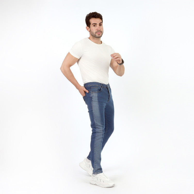 Blue Slim Fit Pants