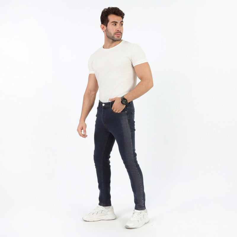 Dark Blue Slim Fit Pants