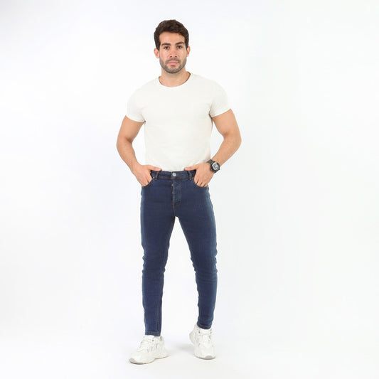 Navy Slim Fit Pants