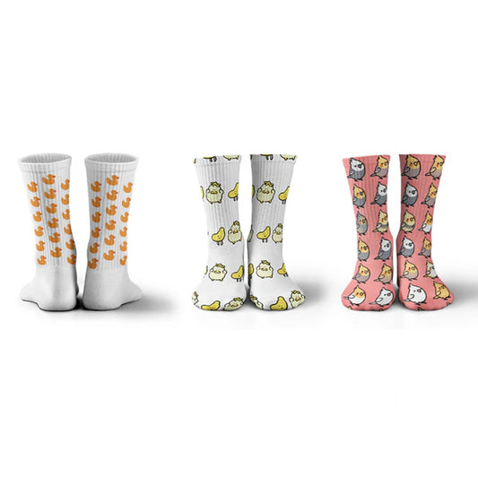 Cotton Crew Socks – Set Of 3