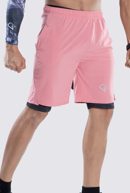 Synthetic Dynamic Burst Shorts - Pink