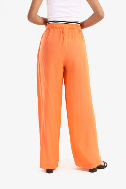 Color Block Wide Leg Pant