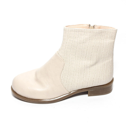 Glitter Women Half-Boot - Beige