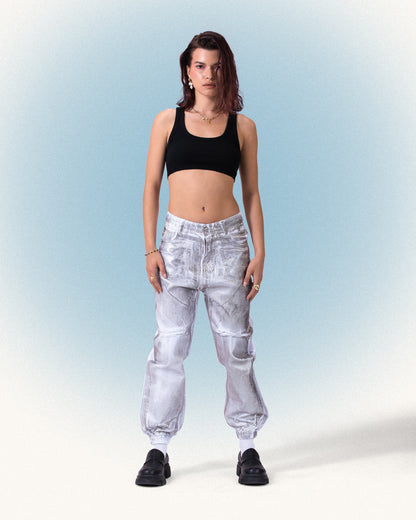 Front Metalic Pants