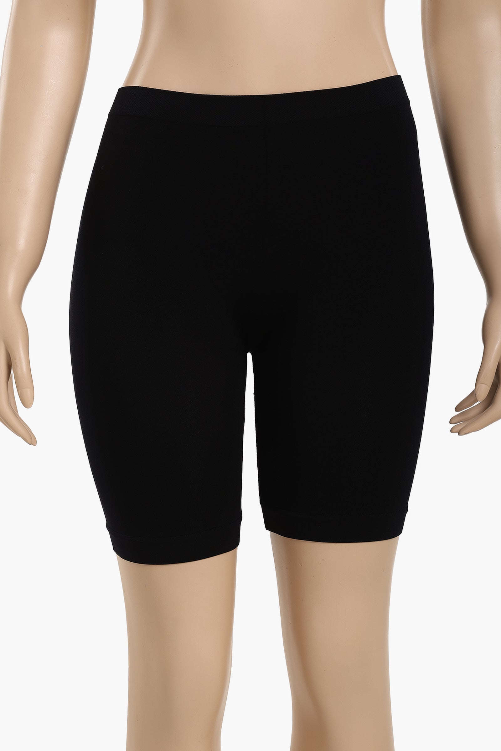 Cookies Mid Thigh Shorts  - Black