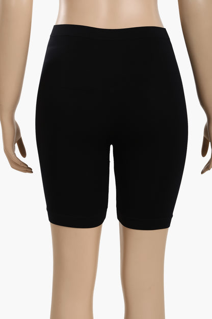 Cookies Mid Thigh Shorts  - Black