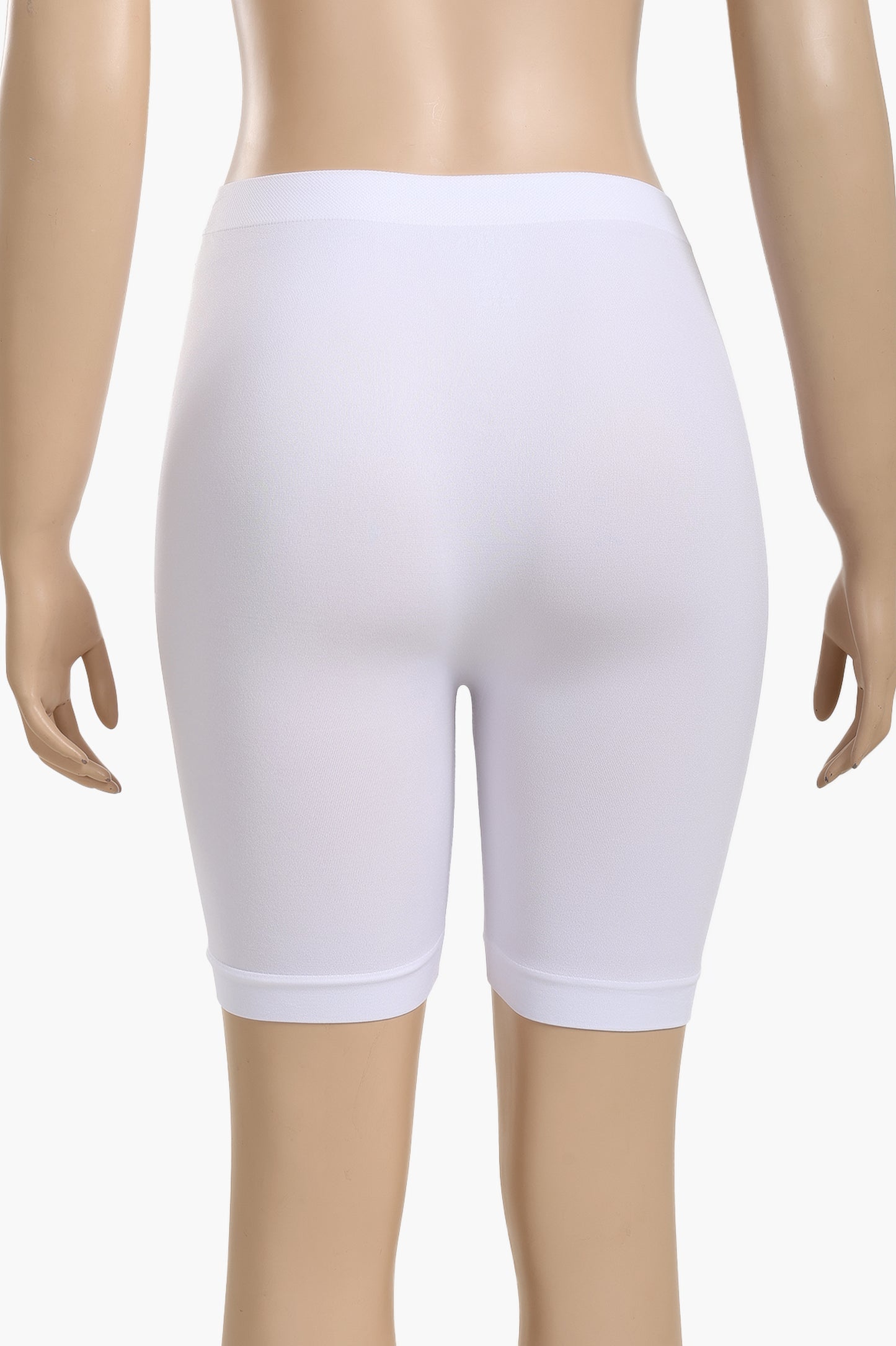 Cookies Mid Thigh Shorts  - White