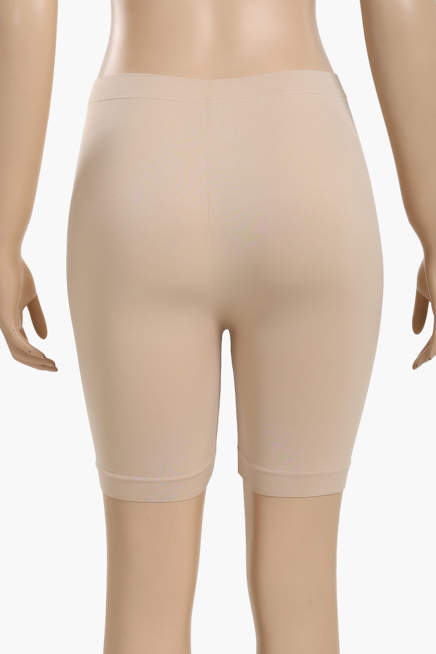 Cookies Mid Thigh Shorts  - Beige