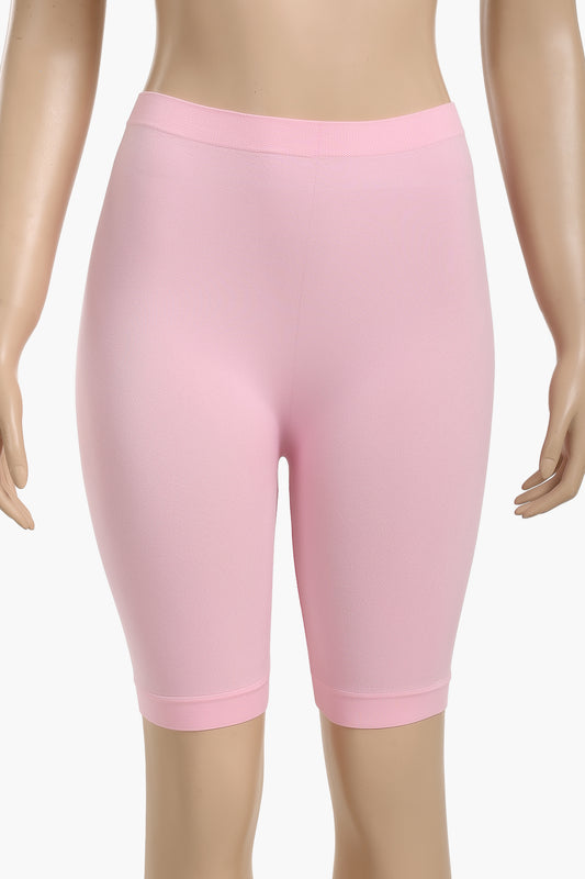 Cookies Mid Thigh Shorts  - Rose