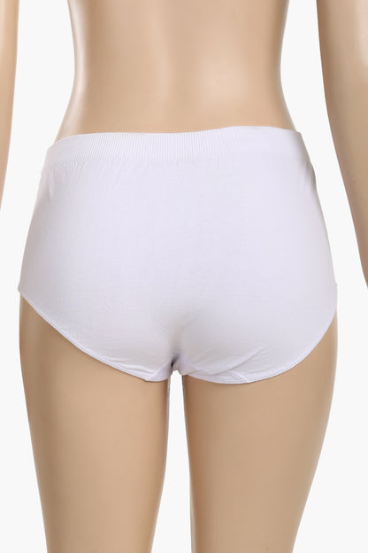 Cookies Full Brief Panty  - White