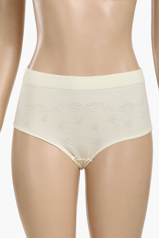 Cookies Full Brief Panty  - Off White