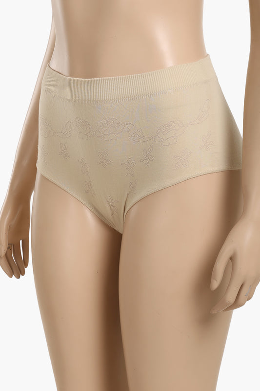 Cookies Full Brief Panty - Beige
