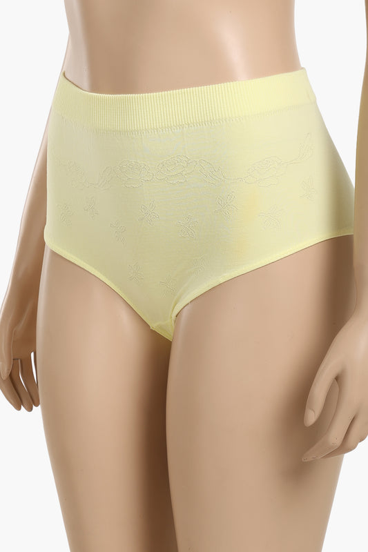 Cookies Full Brief Panty  - Light Yellow