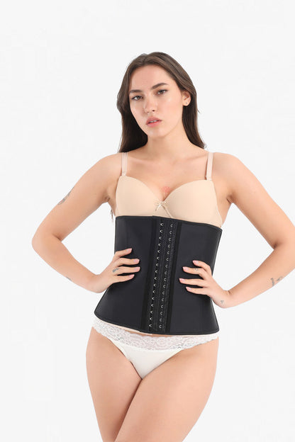 Sport Griddle Waist Trainer Corset Black