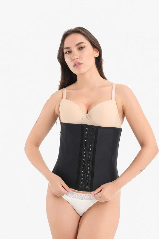 Sport Griddle Waist Trainer Corset Black