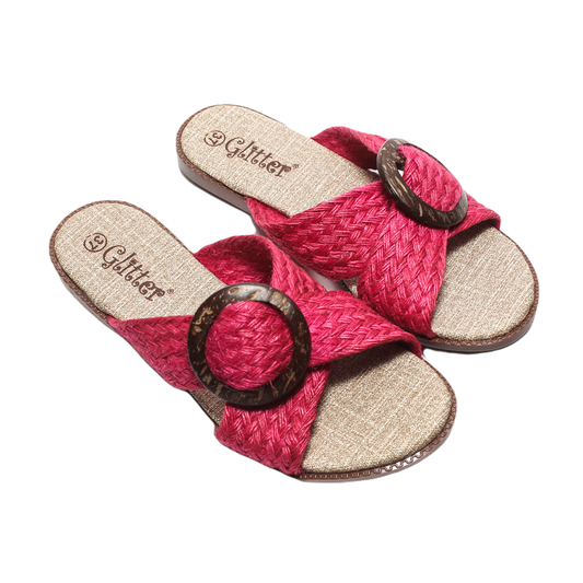 Cross Mesh Slippers