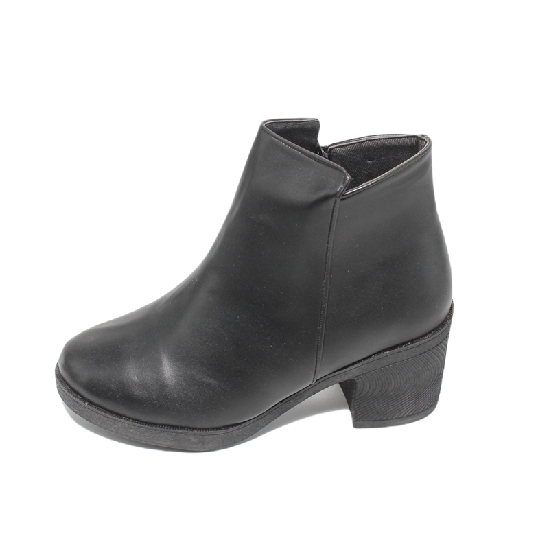 Stylish Leather Half Boot