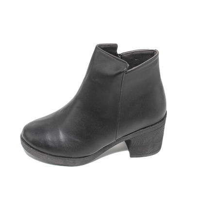 Stylish Leather Half Boot