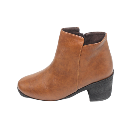 Stylish Leather Half Boot