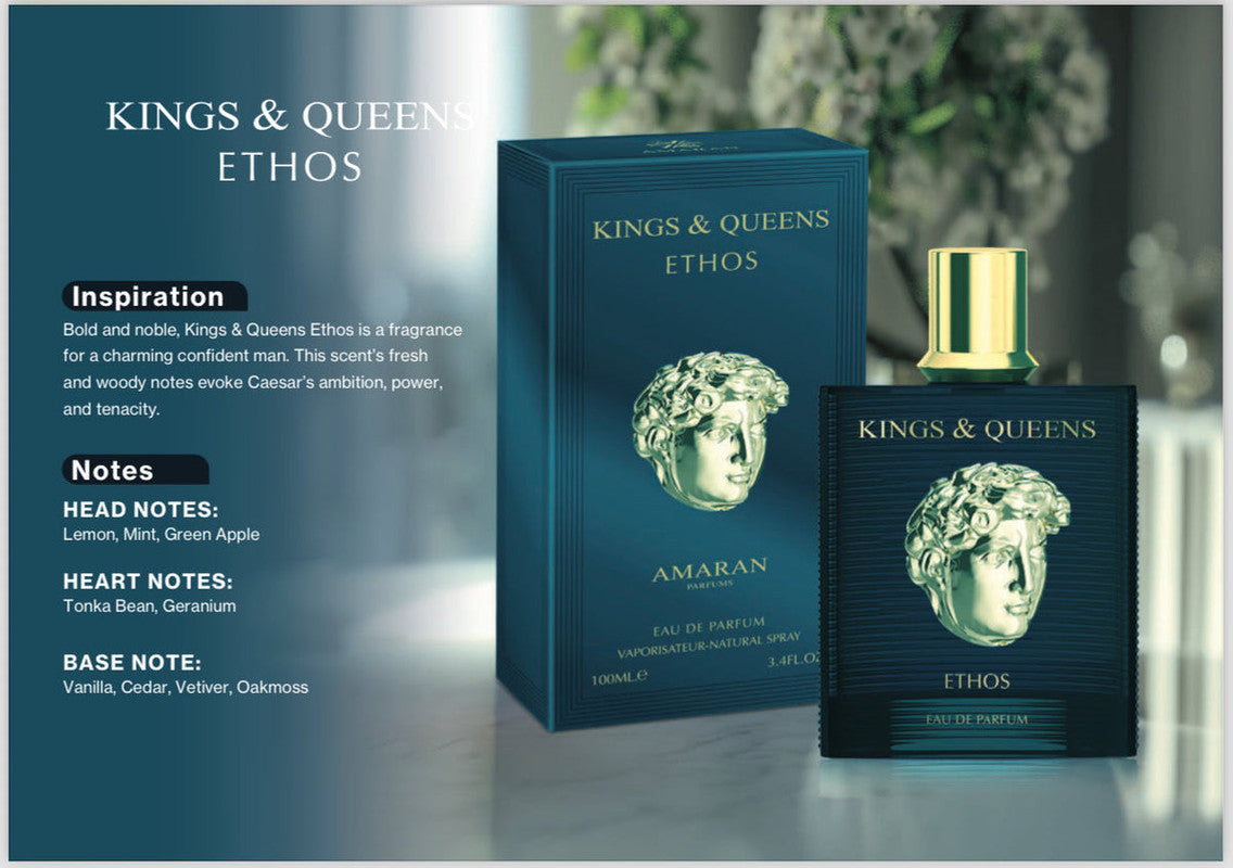 Amaran Kings & Queen Ethos Perfume For Men 100 Ml