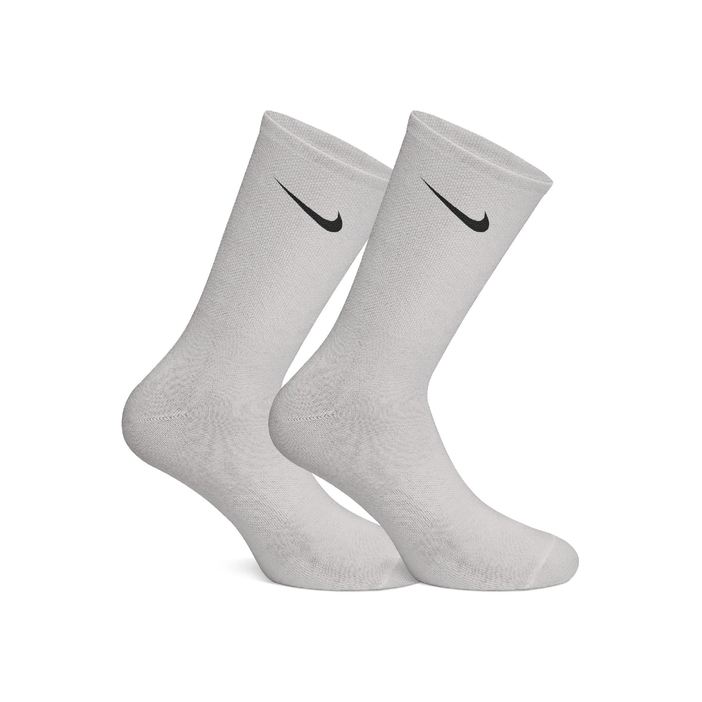Cotton Basic Crew Socks – Grey